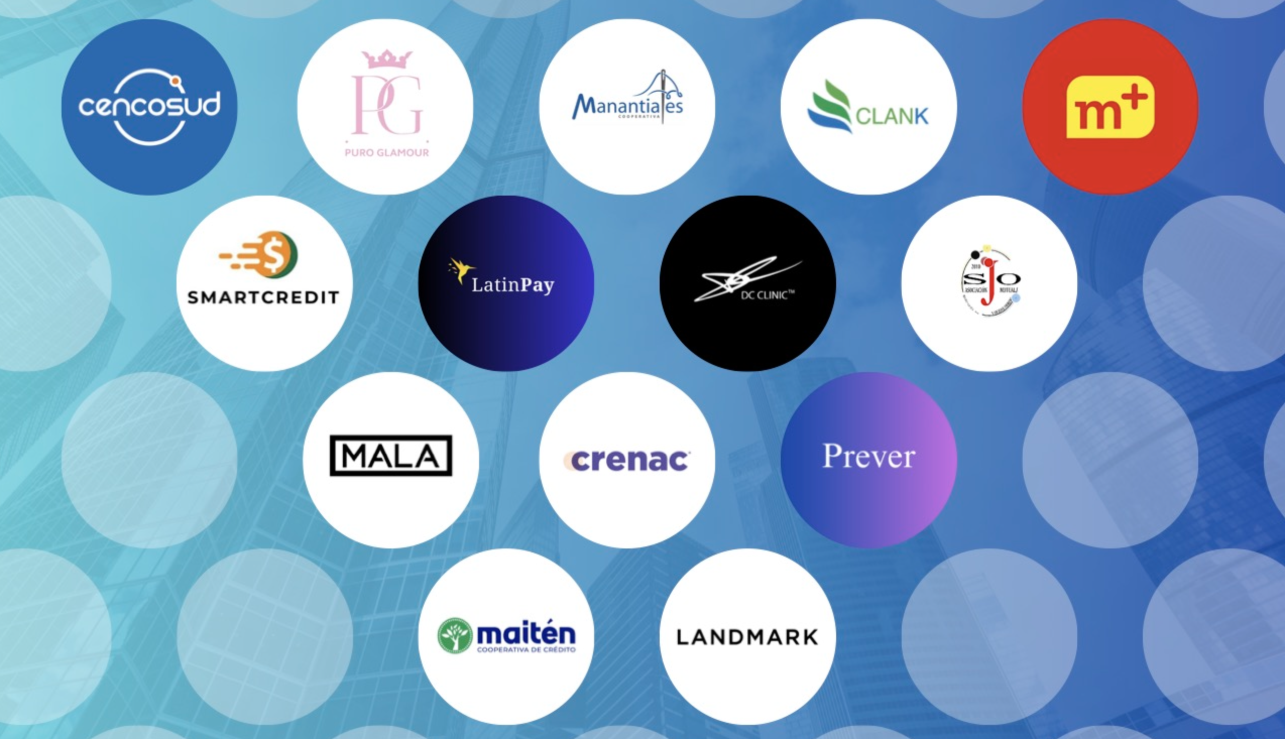 Client Logos - Cencosud, SmartCredit, LatinPay y más